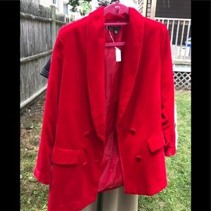 Red Zara Blazer